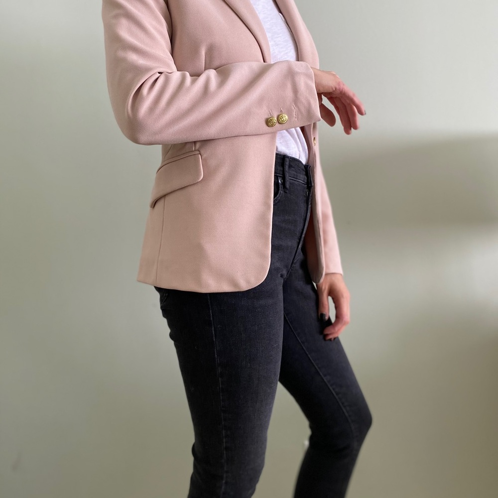 Pink cream blazer